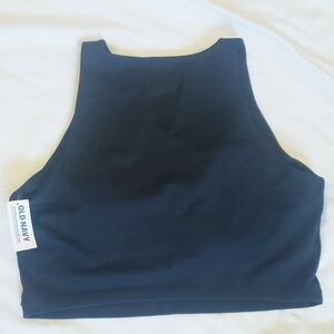 Women's Go-Dry Black Cloudcomfy Old Navy Crop Top